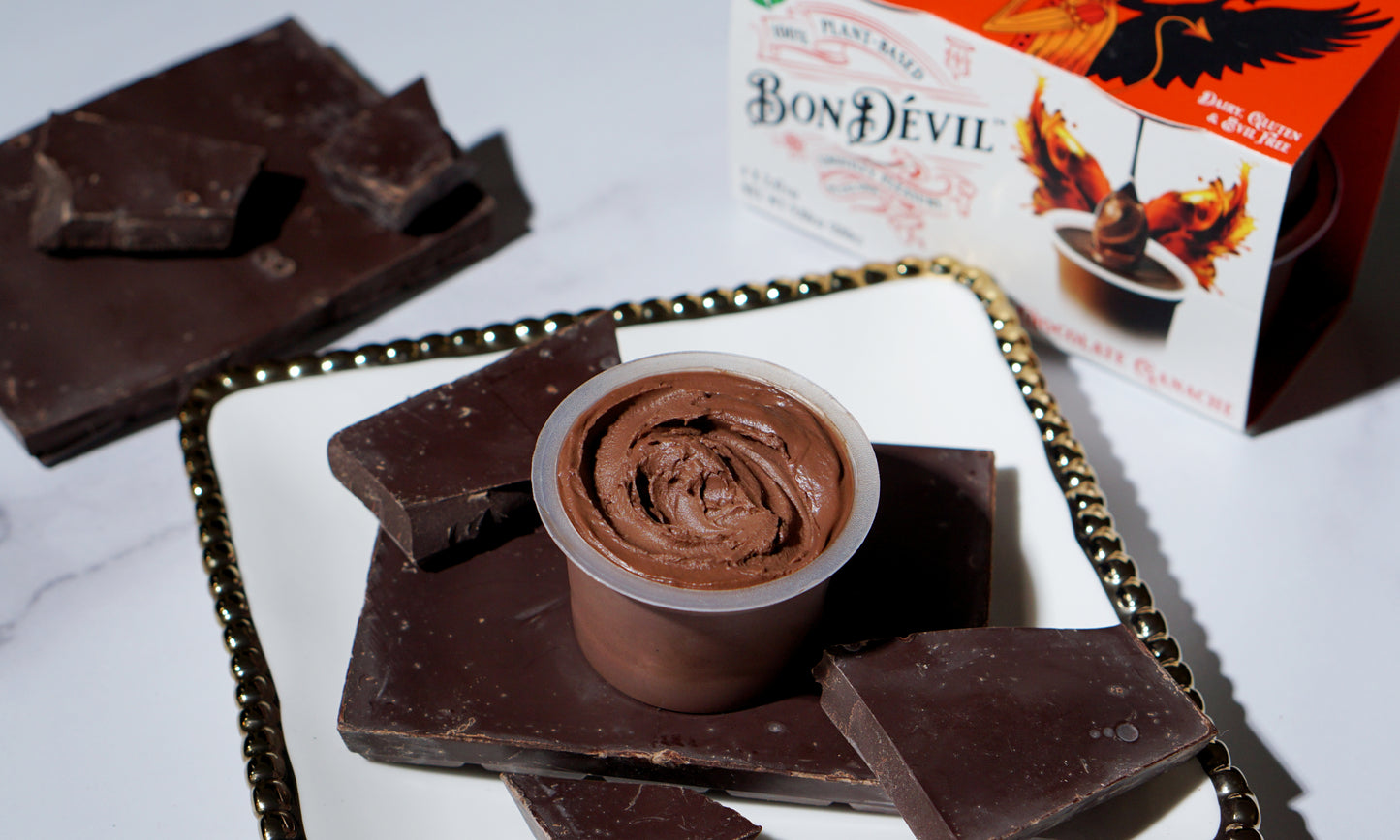 Bon Dévil Chocolate Ganache Dessert, 6, 4-Packs (24 Units/Cups)